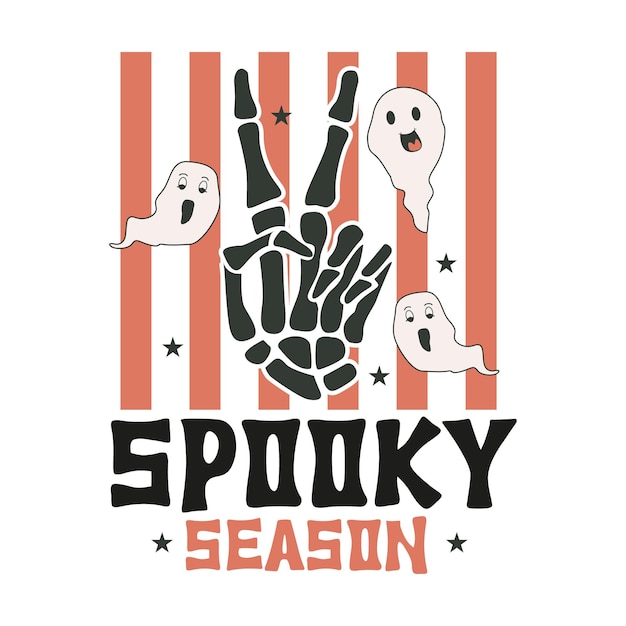 spooky season halloween t shirt