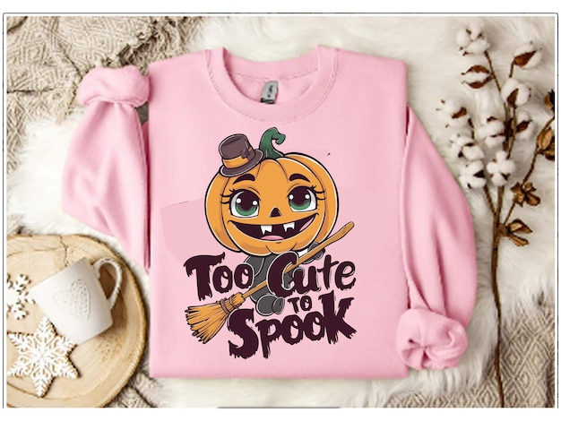 Spookywitchhalloweensublimation t shirt design