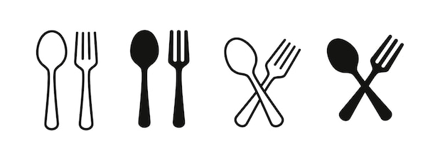 Spoon and fork Cooking logo