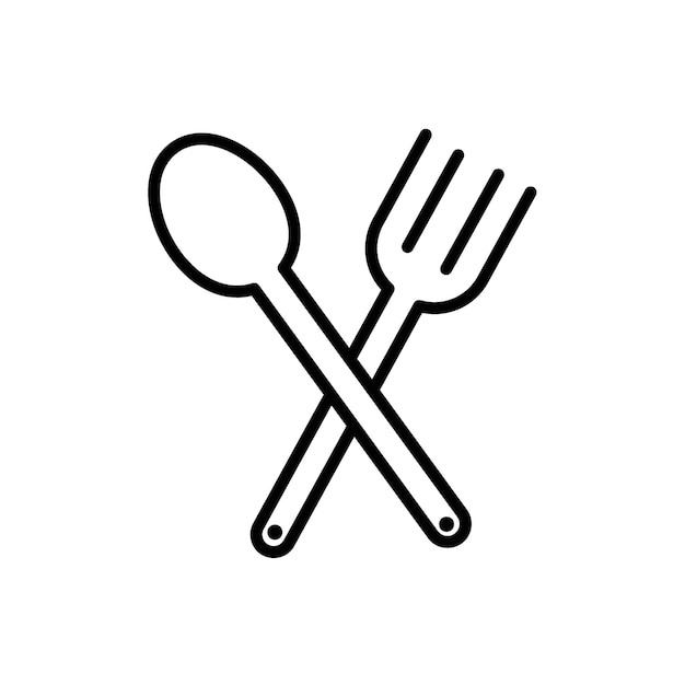 Spoon and fork icon