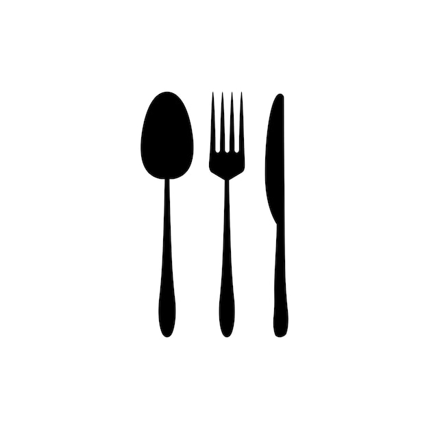 Spoon fork knife logo