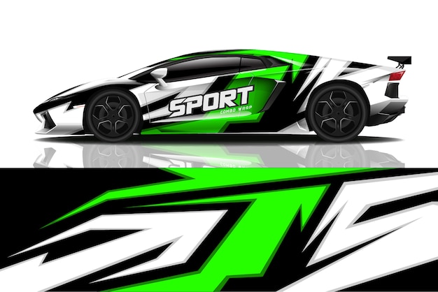 sport car decal wrap 