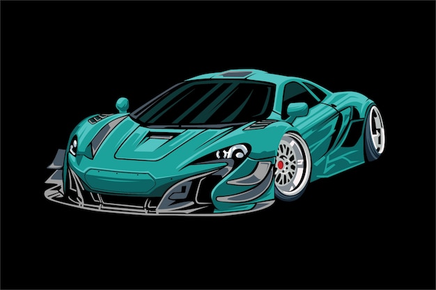 sport car illustration