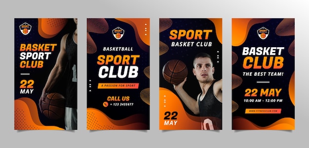 Sport club template design