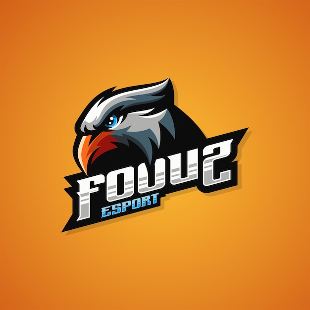 sport eagle logo esign with vector