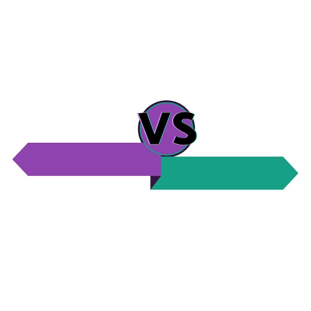 Sport Or Game Competition Versus VS Screen Vector Design HD