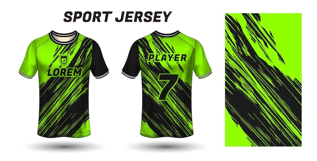 sport jersey design fabric textile template