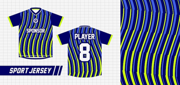 SPORT JERSEY DESIGN LIGHTNING BOLD PATTERN