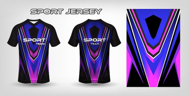 Sport jersey design template jersey mockup