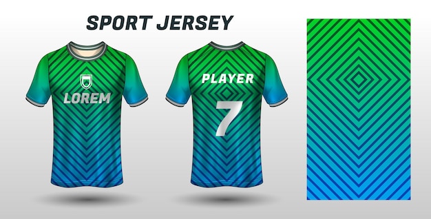 Sport jersey design template jersey mockup