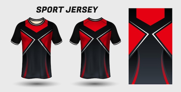 Sport jersey design template jersey mockup