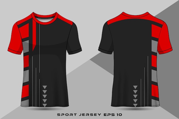 Sport jersey template design