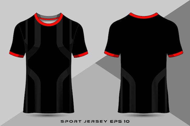 Sport jersey template design