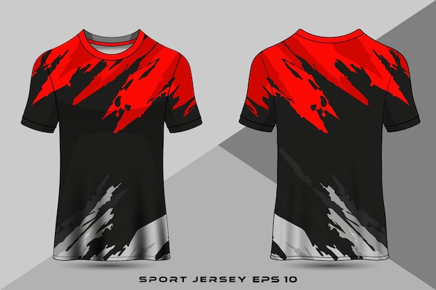 Sport jersey template design