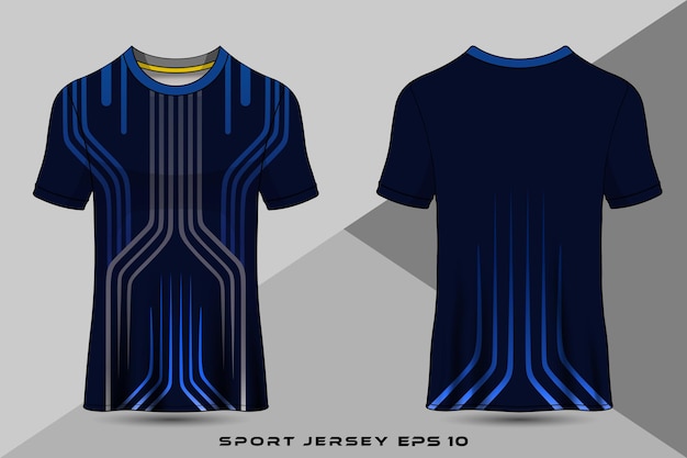 Sport jersey template design