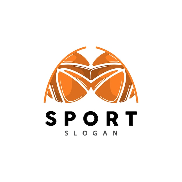 Sport Logo Basketball Logo Vector Simple Minimalist Design Icon Symbol Illustration