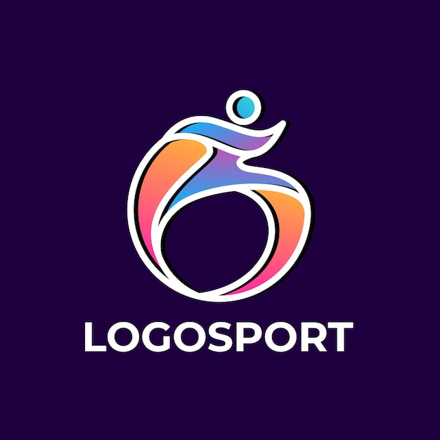 Sport logo colorful design