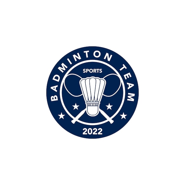 Sport Logo Design Concept for Badminton Sport