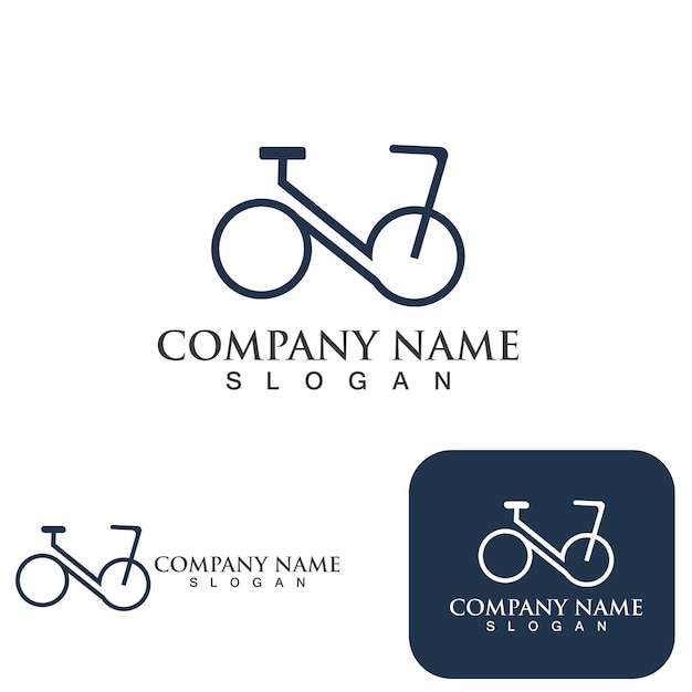 Sports bike logos and symbols vector