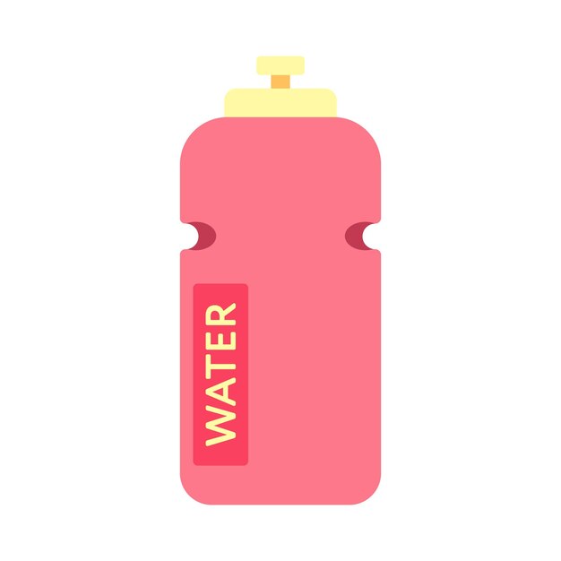 Sports bottle hydro flask water Sport water bottle vector illustration colorful