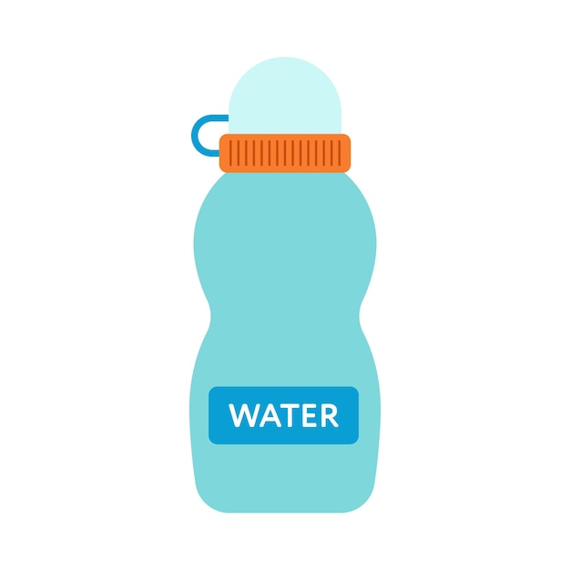 Sports bottle hydro flask water Sport water bottle vector illustration colorful