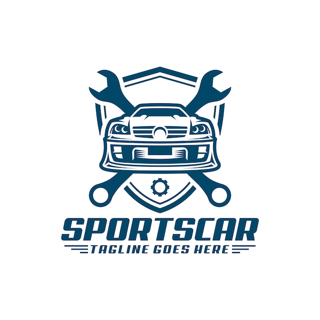 Sports Car Logo template or icon