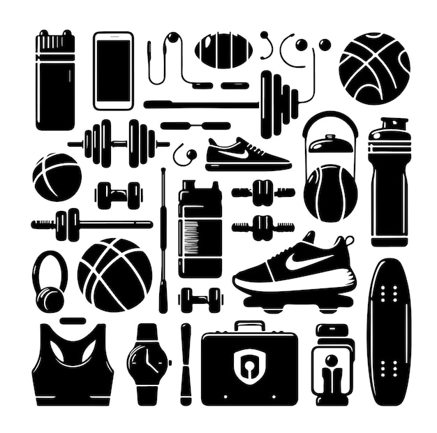 SPORTS EQUIPMENT VECTOR COLLECTION