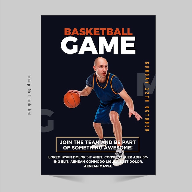 Sports flyer and poster design