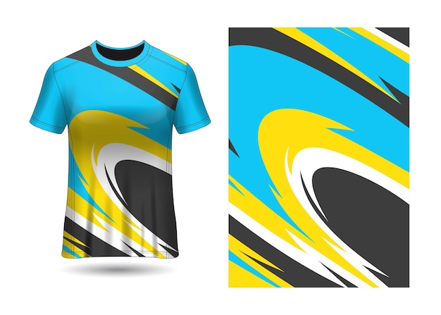 Sports Jersey abstract texture design for racing gaming motocross cycling Vector