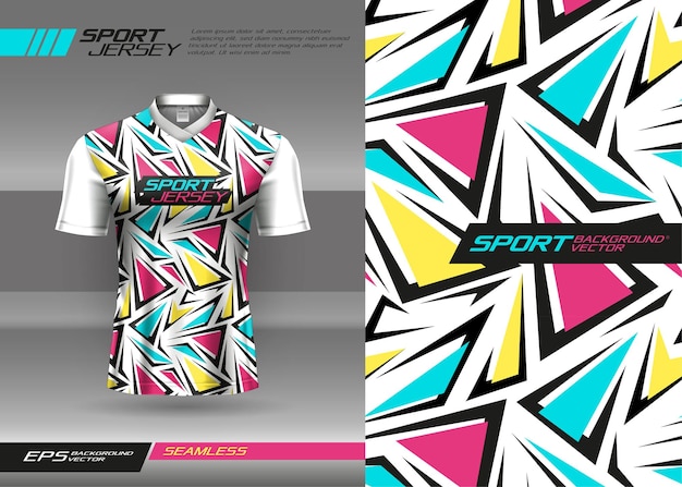 Sports jersey abstract texture design for sublimation football racing gaming motocross cycling