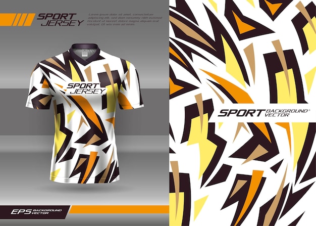 Sports jersey abstract texture design for sublimation football racing gaming motocross cycling