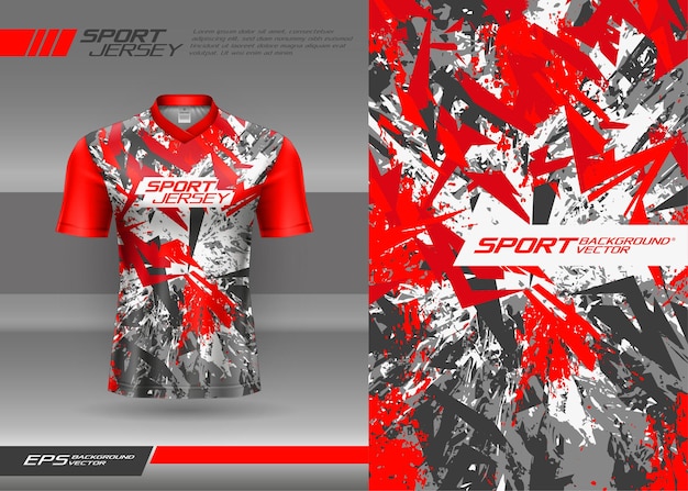 Sports jersey abstract texture design for sublimation football racing gaming motocross cycling