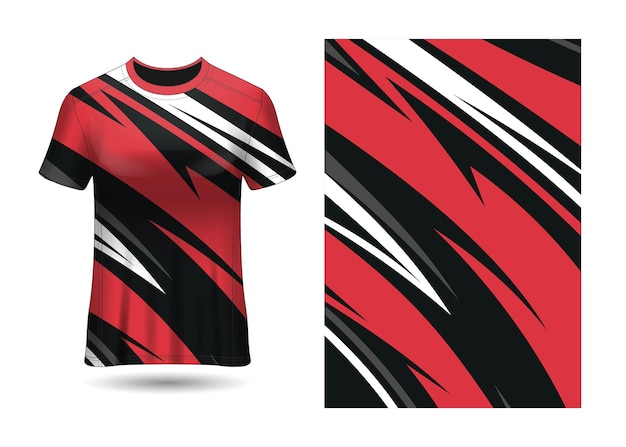 Sports Jersey abstract texture Racing design for racing gaming motocross cycling Vector