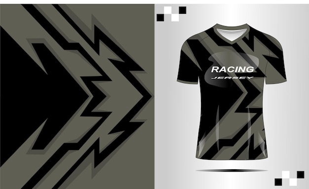 Sports jersey design for racing jersey cycling football game black