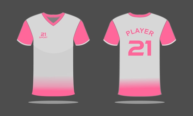 Sports jersey and t-shirt template sports jersey design. Sports design for football, racing, gaming