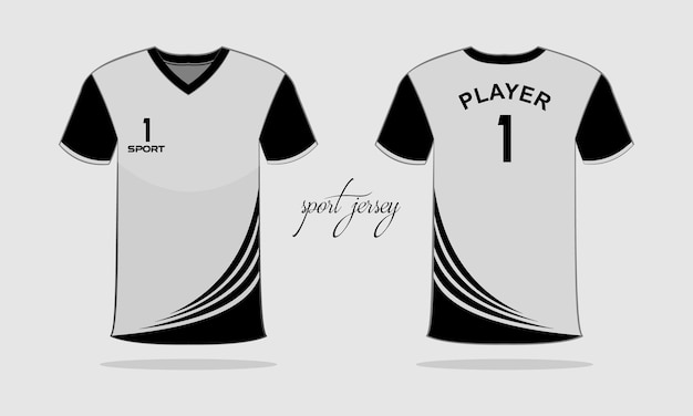 Sports jersey and t-shirt template sports jersey design. Sports design for football, racing, gaming