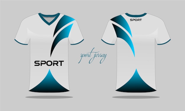 Sports jersey and t-shirt template sports jersey design. Sports design for football, racing, gaming