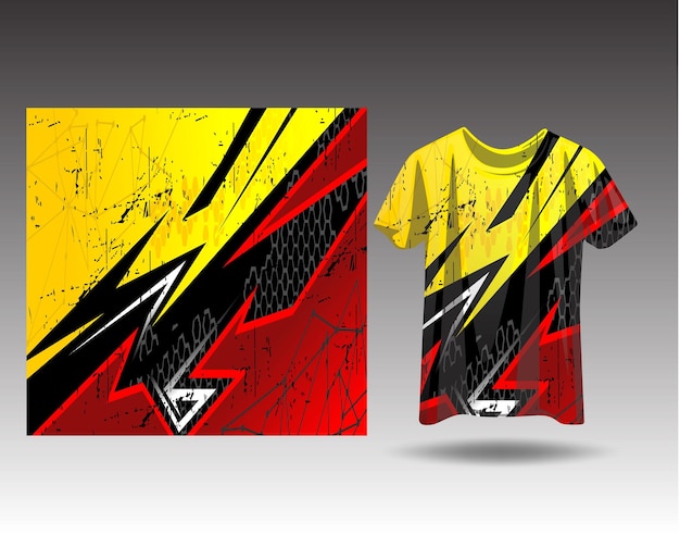 Sports jersey and t-shirt template sports jersey design vector mockup