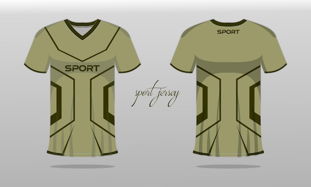 Sports jersey and t-shirt template sports jersey design vector. Sports design for football