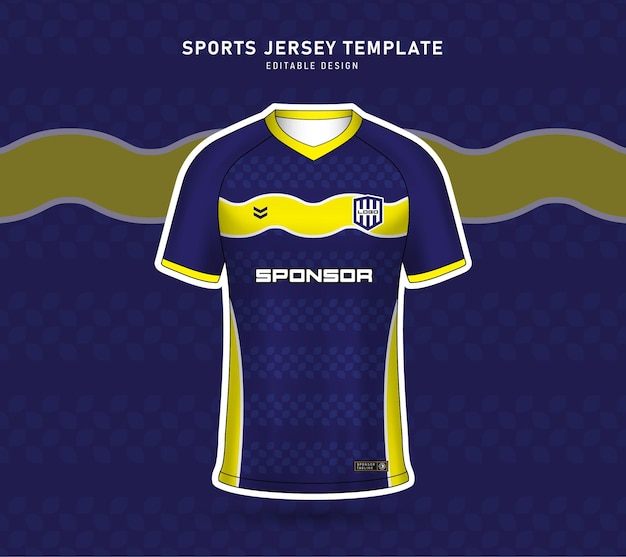 Vector sports jersey template design soccer jersey design