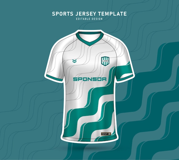 Vector sports jersey template design soccer jersey design