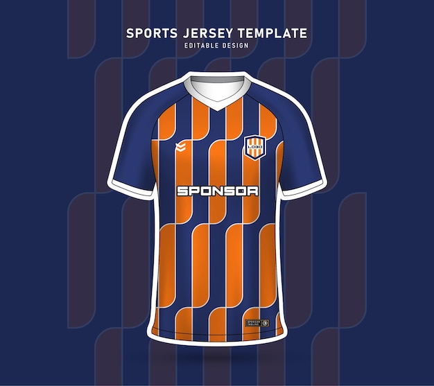 Vector sports jersey template design soccer jersey design