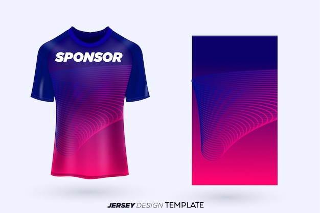 Sports jersey template sport t shirt design