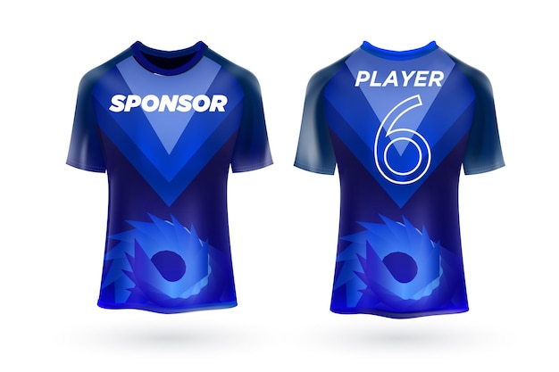 Sports jersey template sport t shirt design