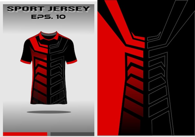 Sports jersey template for team uniforms soccer jersey racing