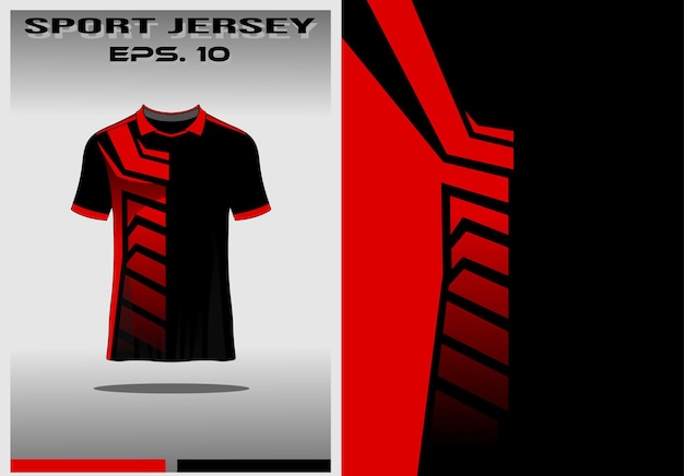 Sports jersey template for team uniforms soccer jersey racing