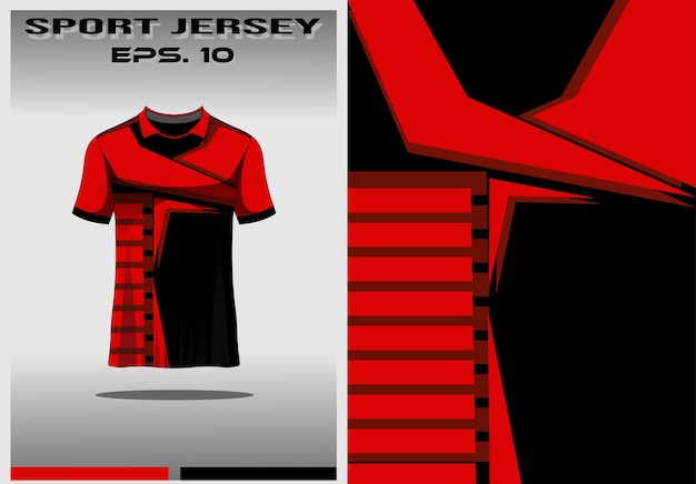 Sports jersey template for team uniforms soccer jersey racing