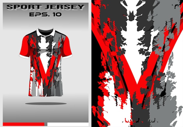 Sports jersey template for team uniforms soccer jersey racing