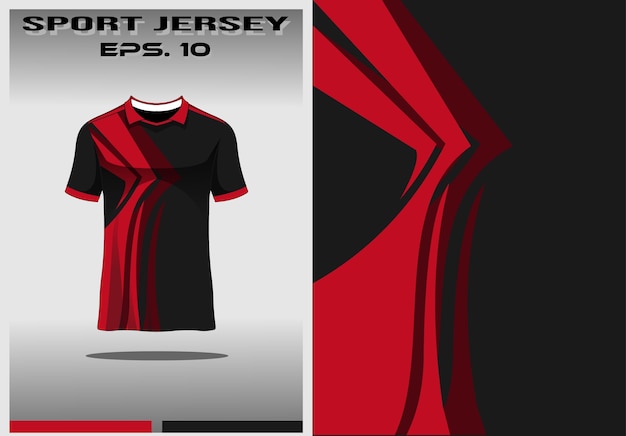 Sports jersey template for team uniforms soccer jersey racing