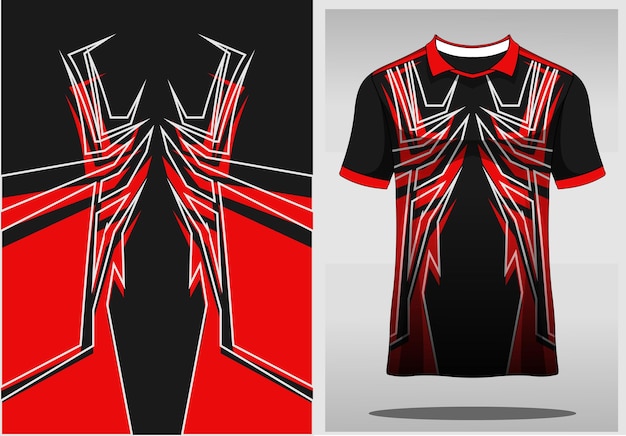 Sports jersey template for team uniforms soccer jersey racing